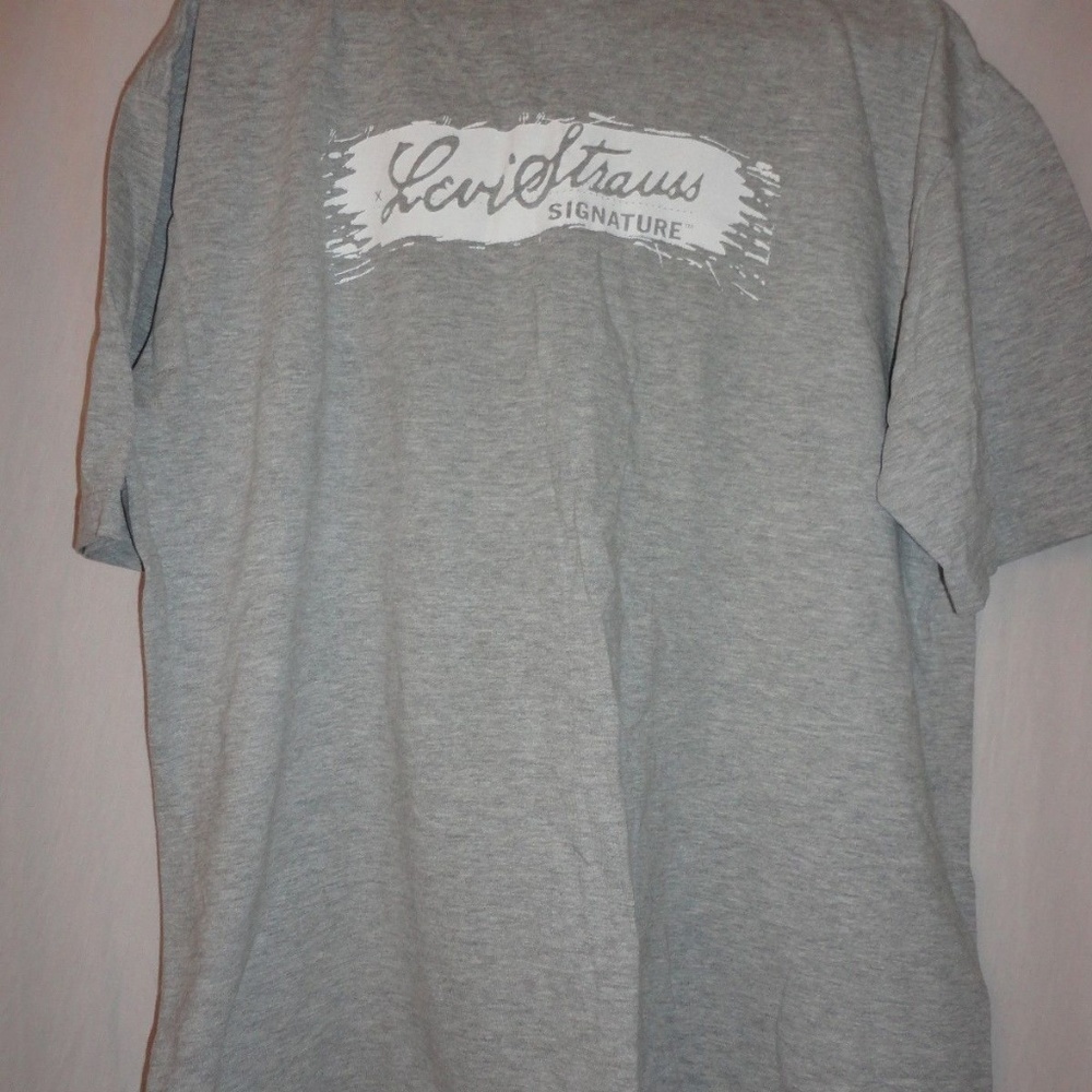 Levi Strauss Signature Size L Grey t-shirt Unisex - Picture 4 of 4